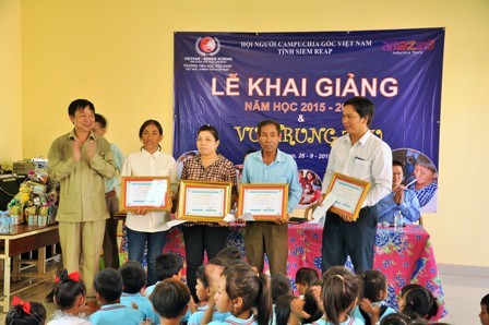 Khai trương Trường Tiểu học Hữu nghị Việt Nam Khmer tỉnh Siem Reap, Campuchia - ảnh 8